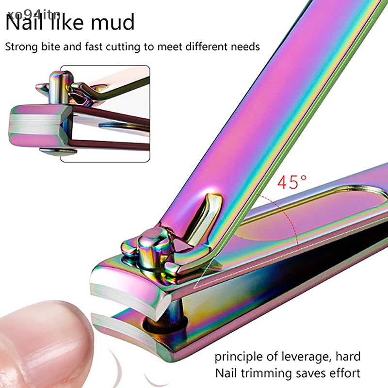 Kềm Cắt Móng Tay Bằng Thép Không Gỉ Nhiều Màu Sắc
