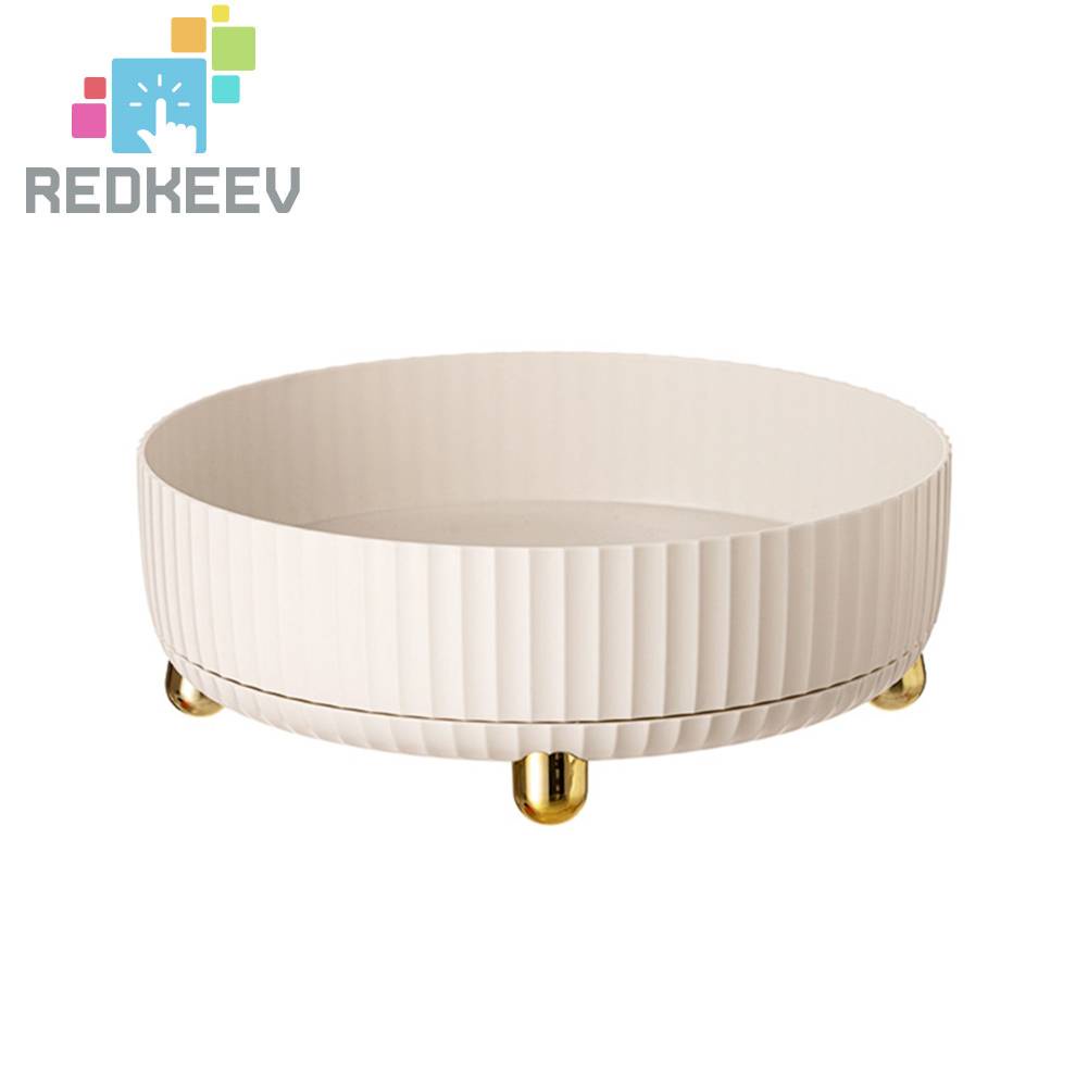 Khay Đựng Trái Cây Hình Tròn Có Thể Xoay Siêu Bền Tiện Dụng Cho Nhà Bếp