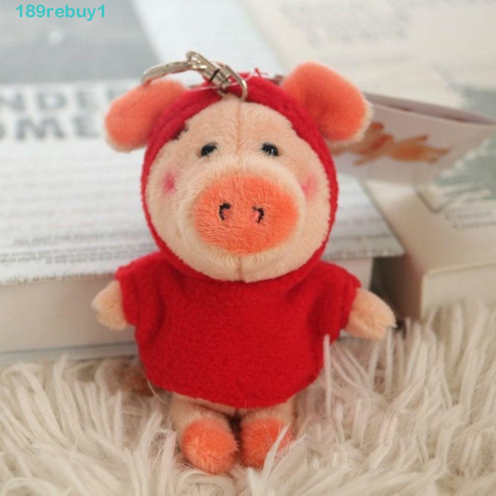 REBUY1 Móc Khóa Hình Heo Con Dễ Thương Đáng Yêu
