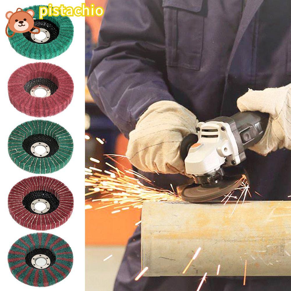 PISTA Đĩa Đánh Bóng 4 inch Bằng Sợi Nylon Không Dệt