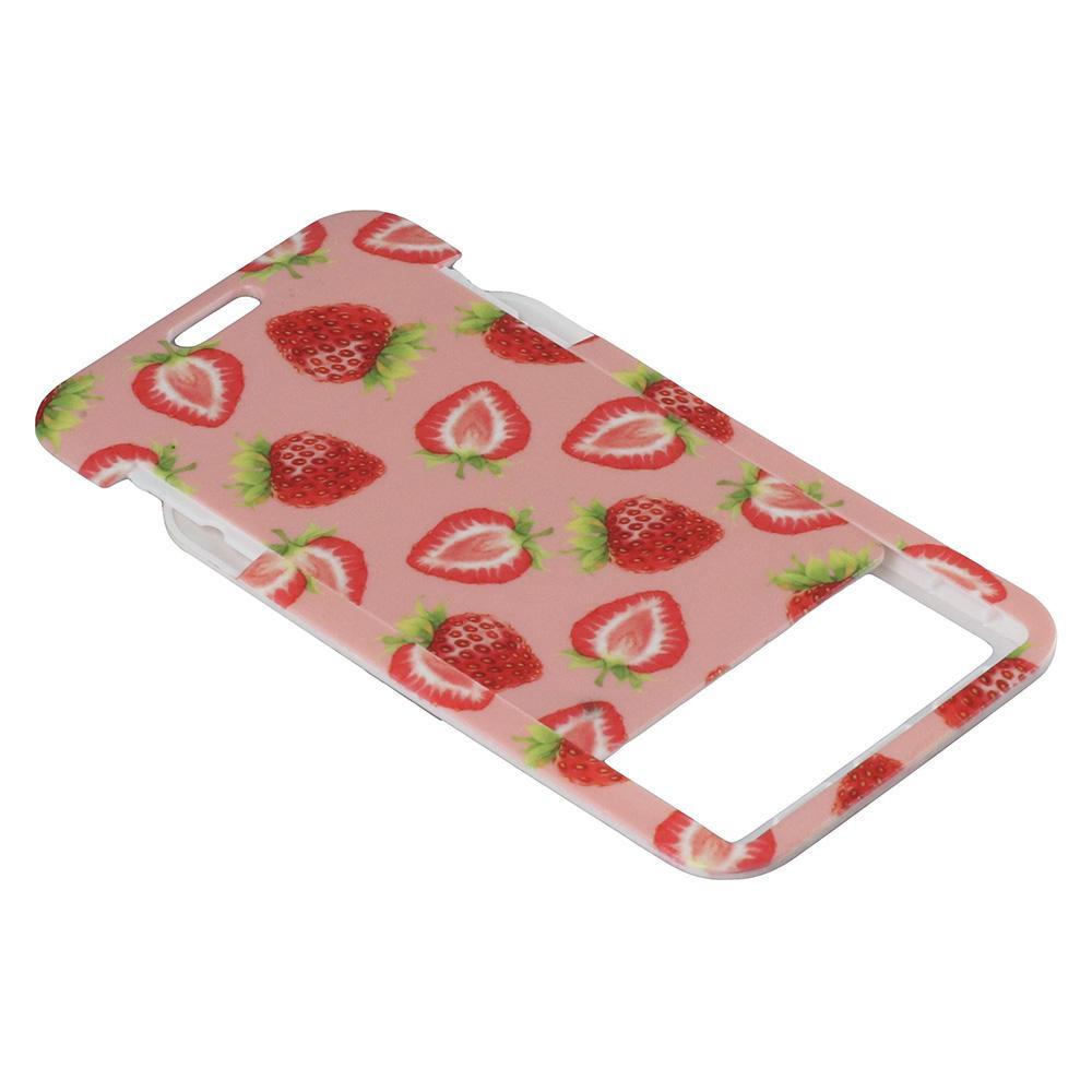 CHOOKEY Giá Đỡ Thẻ ID / Huy Hiệu Màu Hồng Có Dây Đeo Cổ Dacron Dâu Tây Cho Văn Phòng