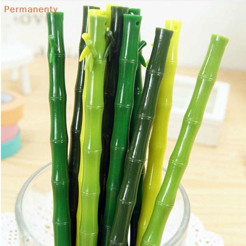 Set 2 Bút Bi Bằng Tre Họa Tiết Dễ Thương Cho Học Sinh
