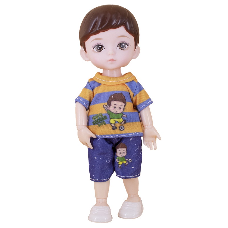 Búp Bê BJD 16cm Có Khớp Cử Động Dễ Thương