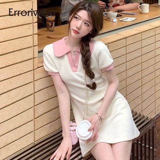 Erroriwear Đầm Nữ Tính Khí Eo Mỏng Nhỏ Thời Trang Và Đa Năng Váy