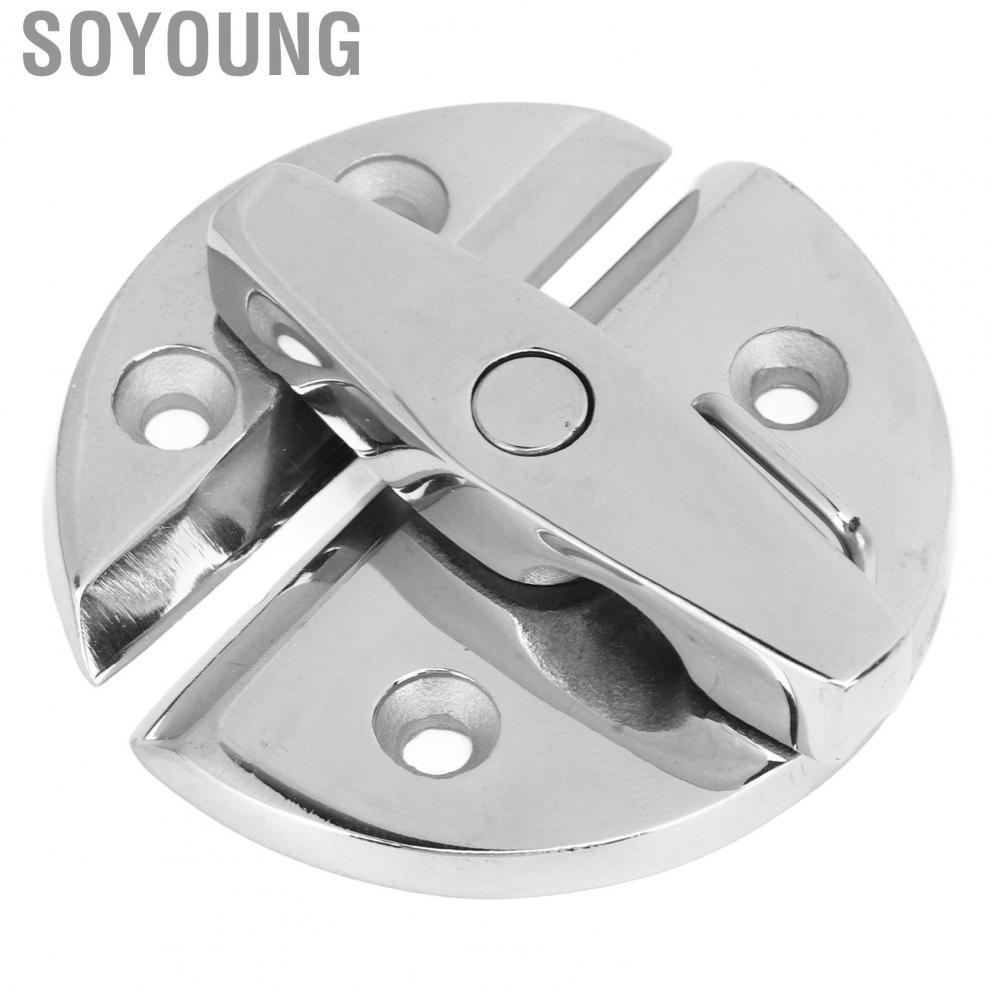 Soyoung Boat Round Turn Button  Stable Twist Robust Mirror Finish Simple Installation for Marine RV