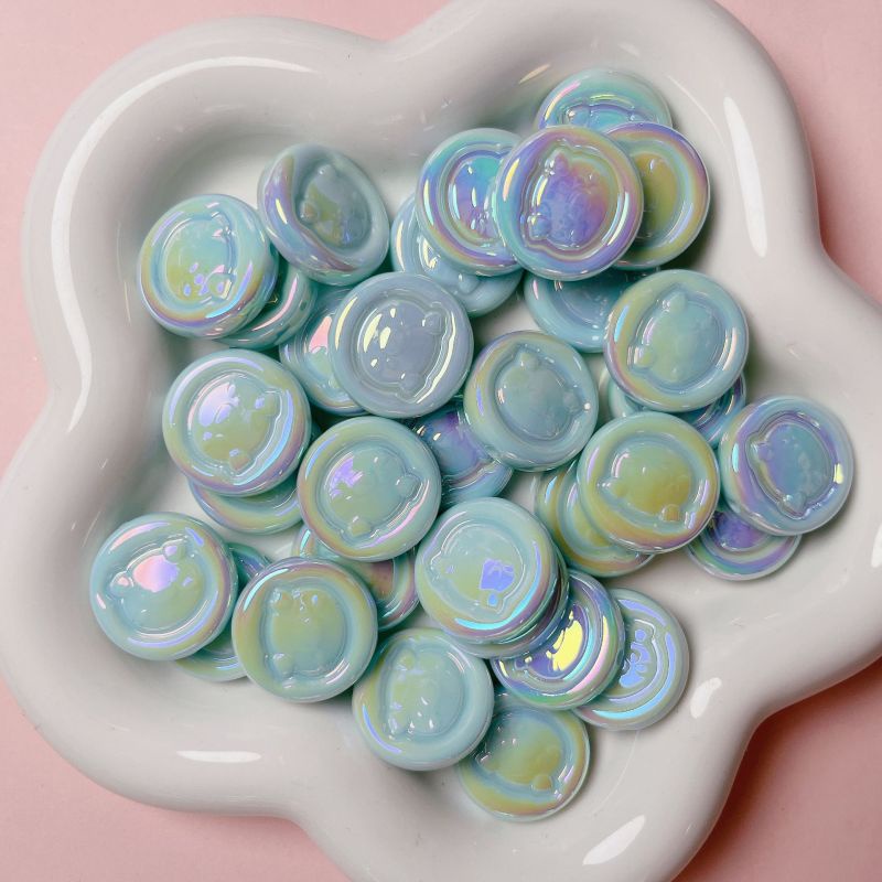 Set 10 Hạt Xỏ Lỗ Tròn 18mm Dùng Để Làm Đồ Trang Sức Thủ Công