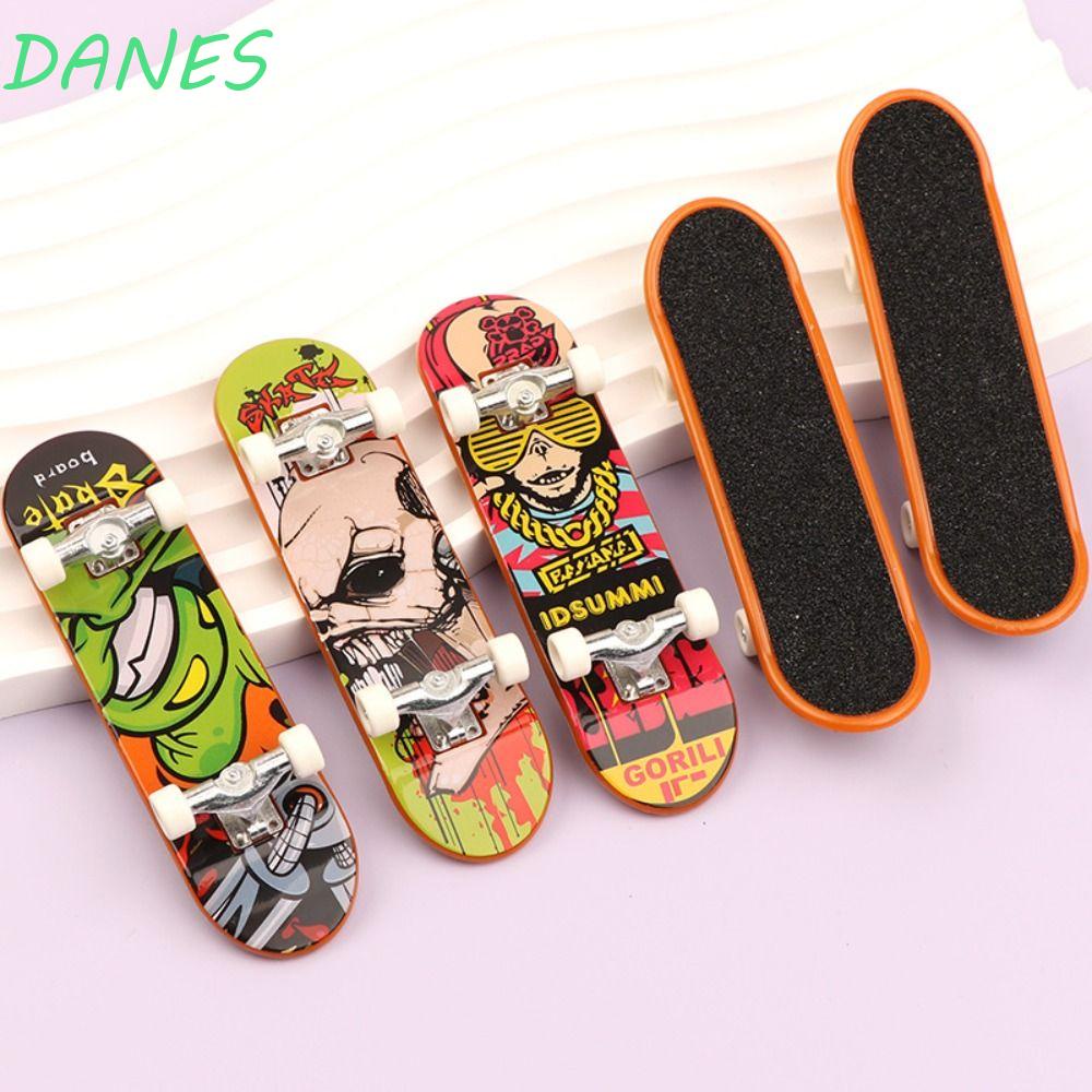 DANES Bộ Ván Trượt Ngón Tay Bằng Nhựa Mini Đồ Chơi Cho Trẻ Em