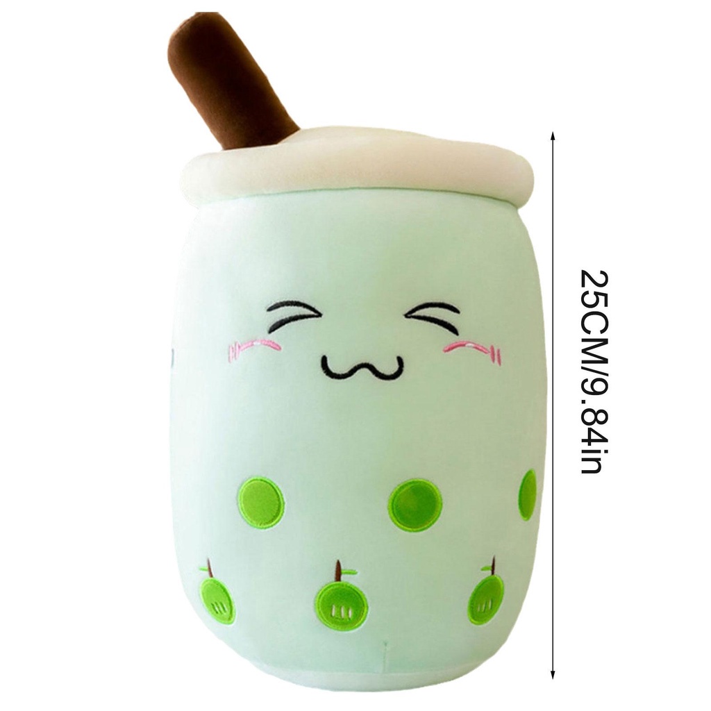 Gối Nhồi Bông Hình Ly Trà Sữa Dễ Thương Nhiều Màu Sắc Q1Y7