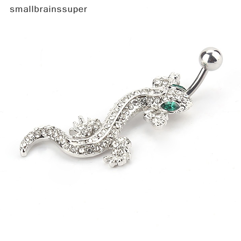 Khuyên Rốn Mặt Hình Tắc Kè Bằng Thép Không Gỉ Không Gây Dị Ứng Trang Sức Quyến Rũ Cho Nữ SBS