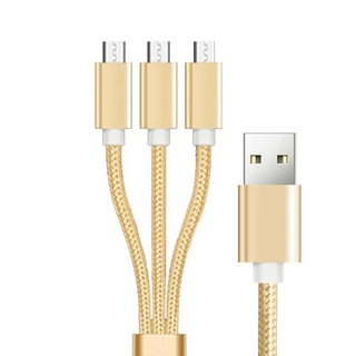 Dây Cáp Sạc Chia 3 Trong 1 Cổng Micro USB Sang 3 Cổng Micro USB