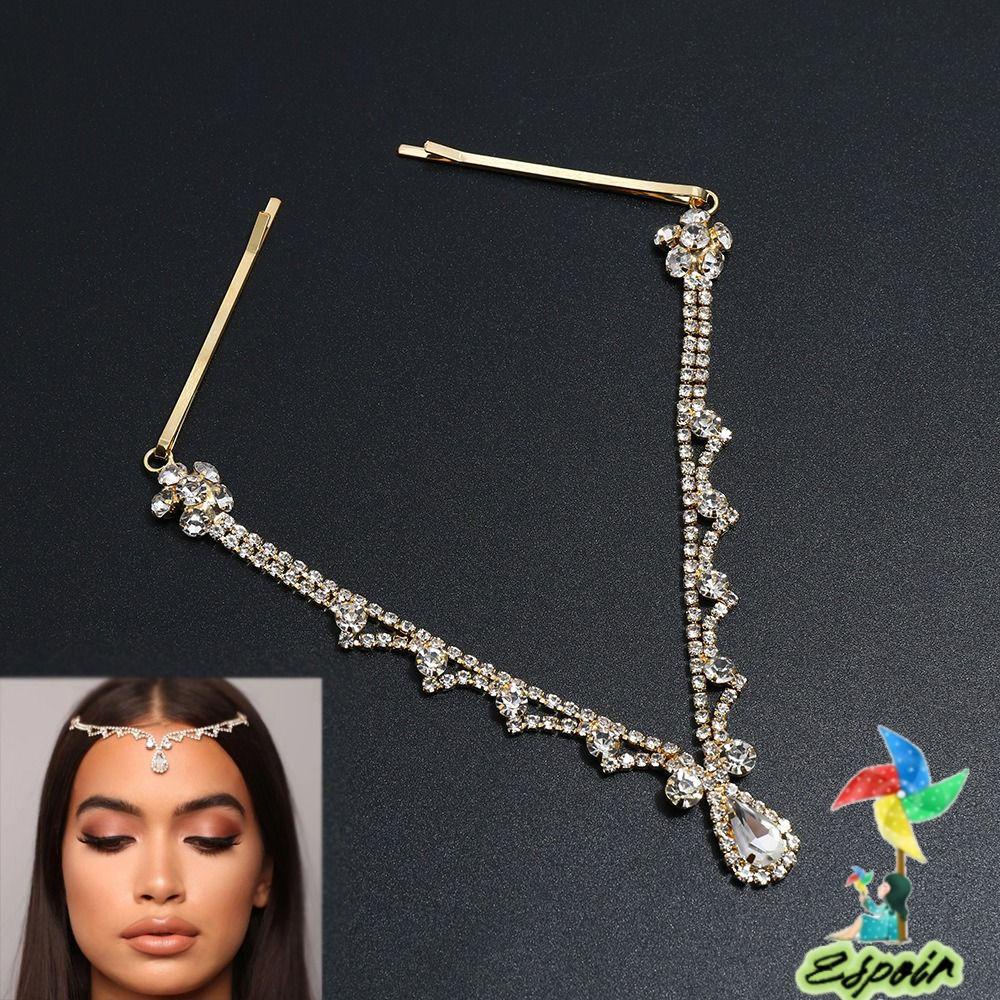 ESPO Toàn Bộ Băng Đô Đính Đá Phong Cách Bohemian Dành Cho Cô Dâu