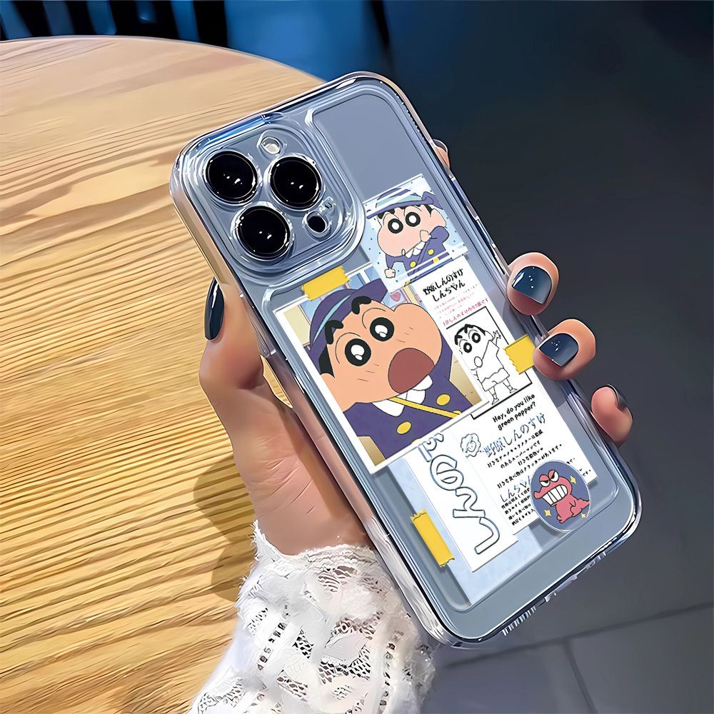 Ốp Điện Thoại Dẻo Họa Tiết Hoạt Hình Shin-Chan Dễ Thương Cho Iphone14Promax 12 1113 78piPhone14Promax 39ZK