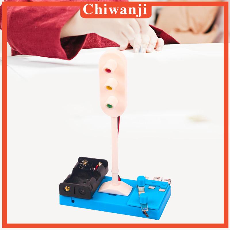 Bộ Đồ Chơi Thí Nghiệm Khoa Học Đèn LED Tín Hiệu Giao Thông DIY Cho Học Sinh
