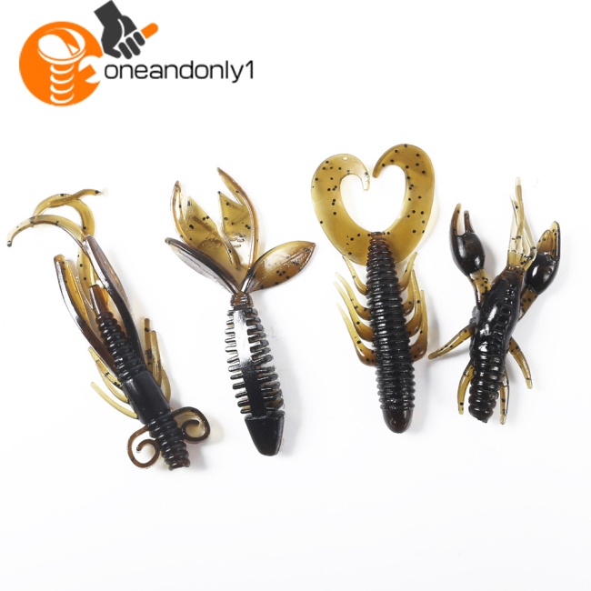 Set 4 Mồi Giả Mềm Câu Cá 2g / 5.5cm / 5.8cm / 6cm