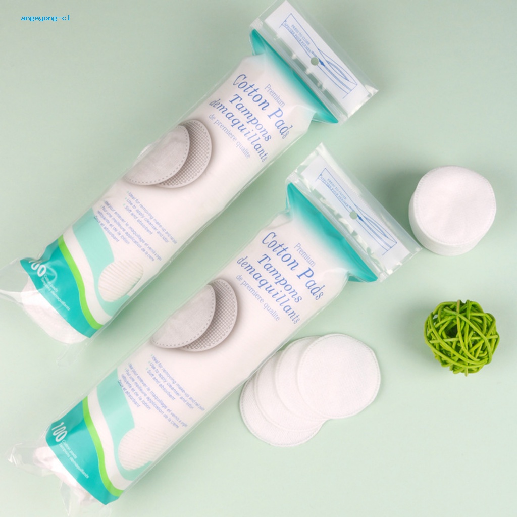 Bộ 120 Bông Tẩy Trang Hai Mặt Hiệu Quả Nhẹ Nhàng Cho Mặt Và Mắt