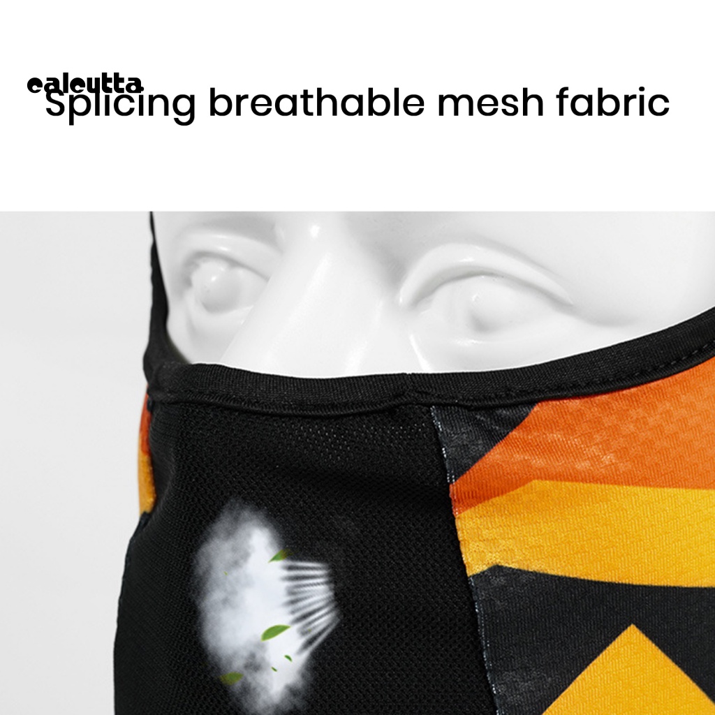 Khẩu Trang Chống Nắng Vải Lụa Lạnh Siêu Mềm Thoáng Khí Độ Co Giãn Cao Bảo Vệ Tai Chống Tia UV Cho Nam