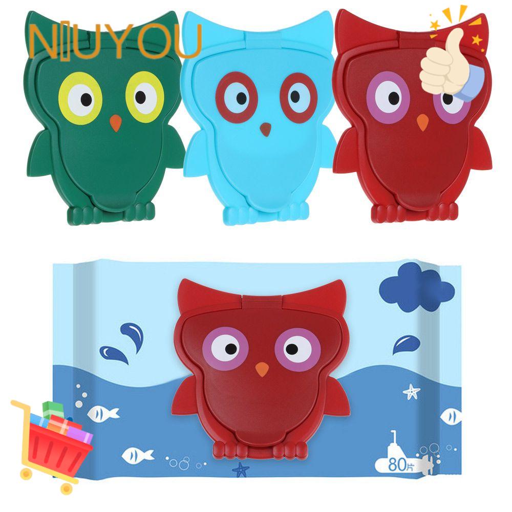 NIUYOU 1 Nắp Đậy Hộp Khăn Giấy Ướt Thời Trang Có Thể Tái Sử Dụng Ốp