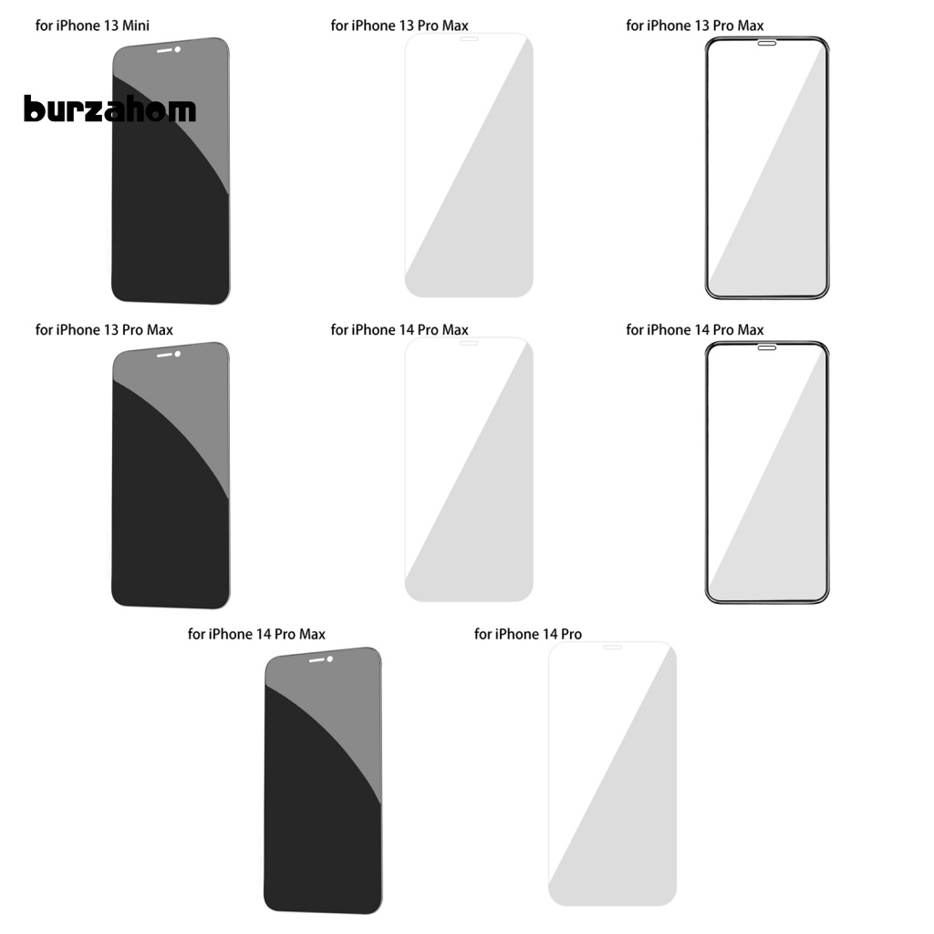 Kính Cường Lực Trong Suốt Siêu Mỏng Chống Nhìn Trộm Chống Bám Vân Tay Chống Nhìn Trộm Cho iPhone 14 13 Pro Plus Pro Max