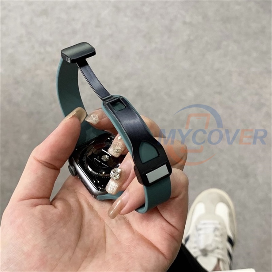 Dây Đeo Đồng Hồ Bằng Silicone Màu Trơn Cho Apple Watch Series 8 Ultra Pro 7 6 SE 5 4 3 2 1 49mm 41mm 45mm 44mm 42mm 40mm 38mm