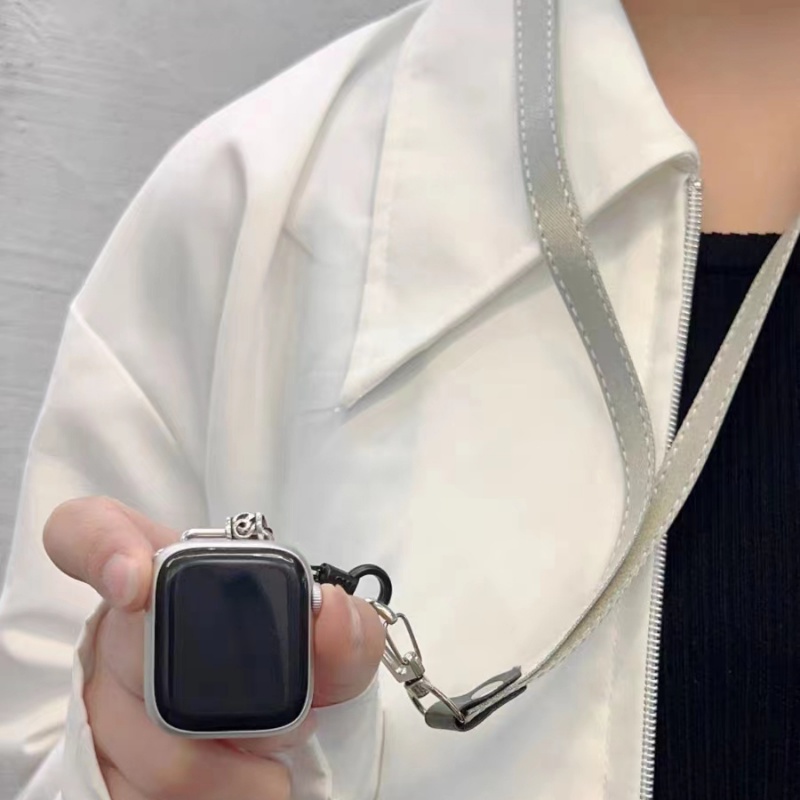 Dây Đeo Đồng Hồ Dạng Chuỗi Hạt Ngọc Trai 38mm 42mm 40MM 44mm 41MM 45MM 49mm Cho Apple Watch Series 8 7 6 SE 5 4 3