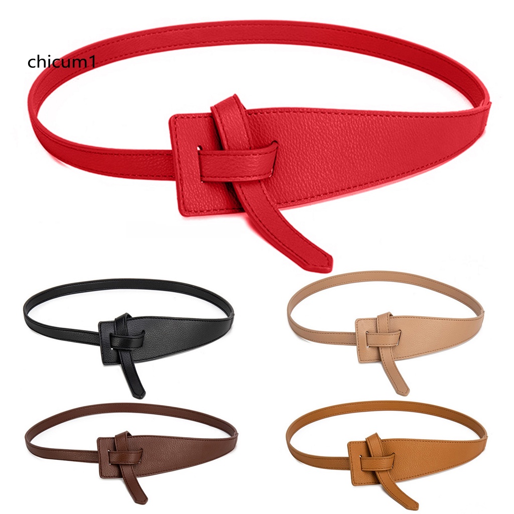 Thắt Lưng Giả Da Bản Rộng Kiểu Dáng Đơn Giản Thời Trang