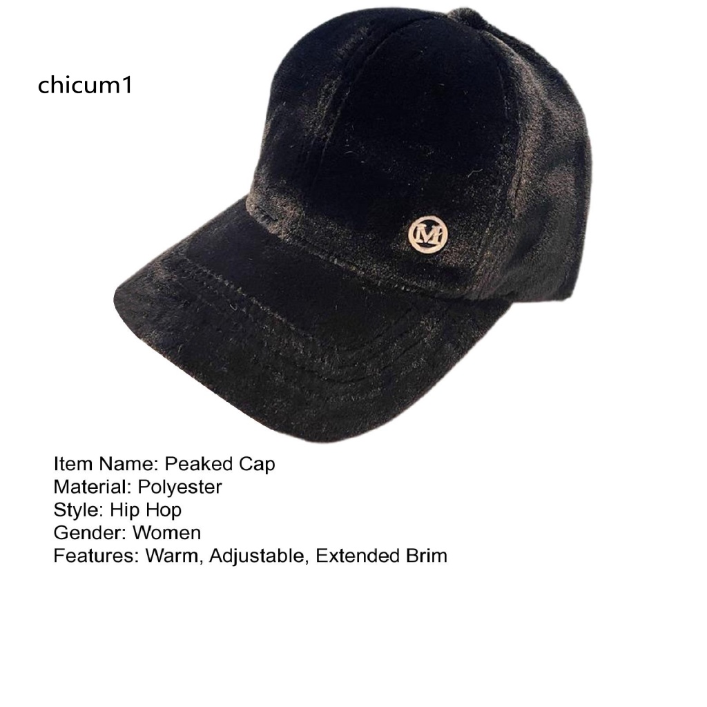 Mũ Lưỡi Trai Màu Sắc Đơn Giản Phong Cách Hip hop