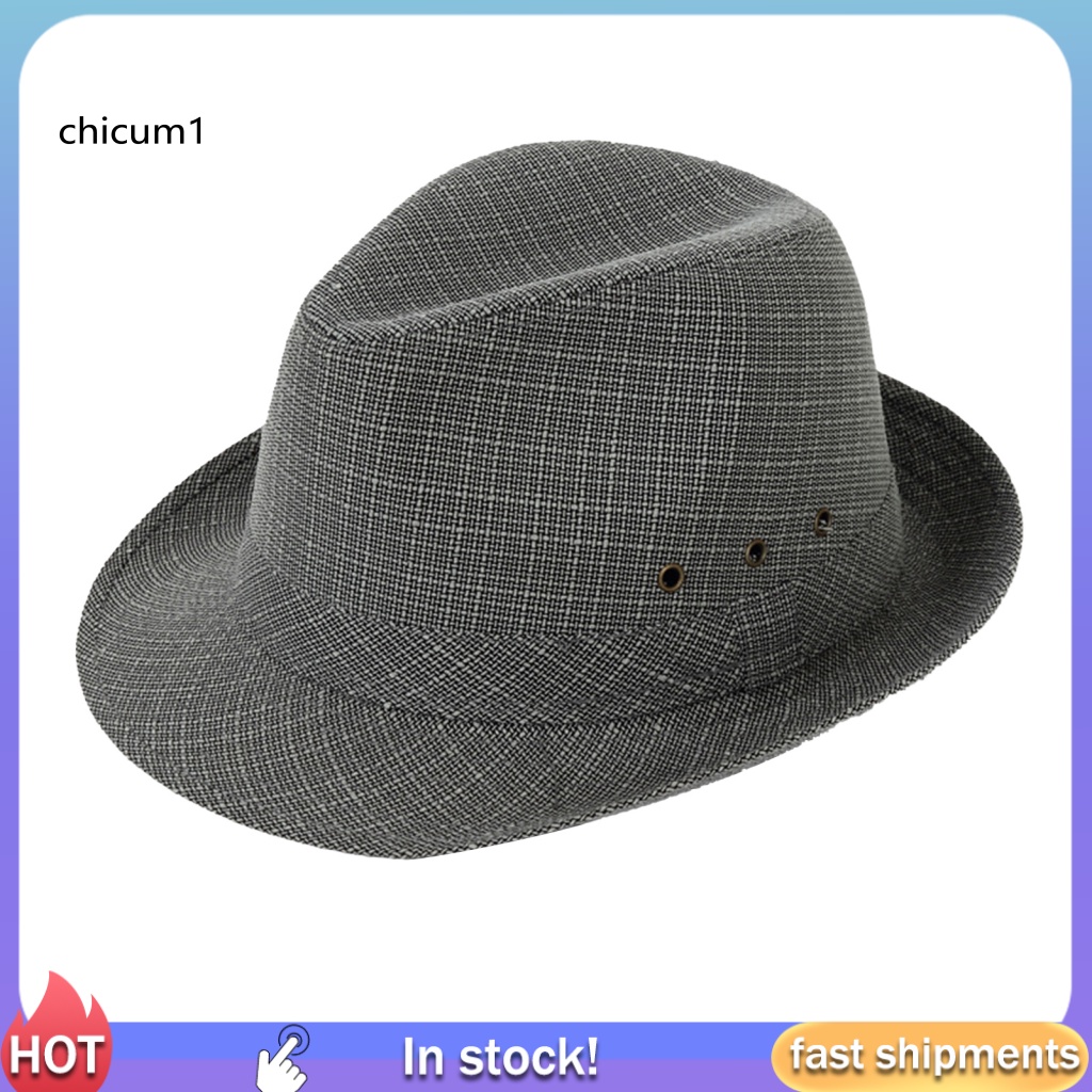 Mũ Vành Rộng Đục Lỗ Thoáng Khí Thời Trang Cho Nam