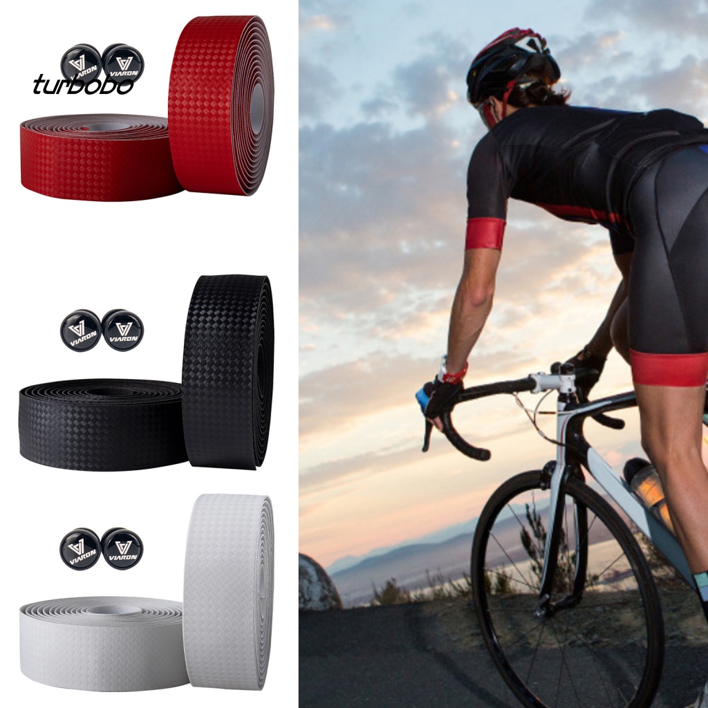 1 Cặp Băng Quấn Tay Lái Xe Đạp Bằng Polyurethane Thoáng Khí Chống Trượt Tiện Dụng