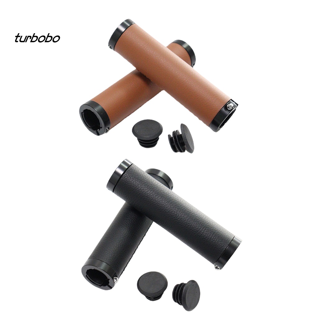 1 Bộ Vỏ Bọc Tay Lái Xe Đạp Giả Da Mềm Mại Thoải Mái