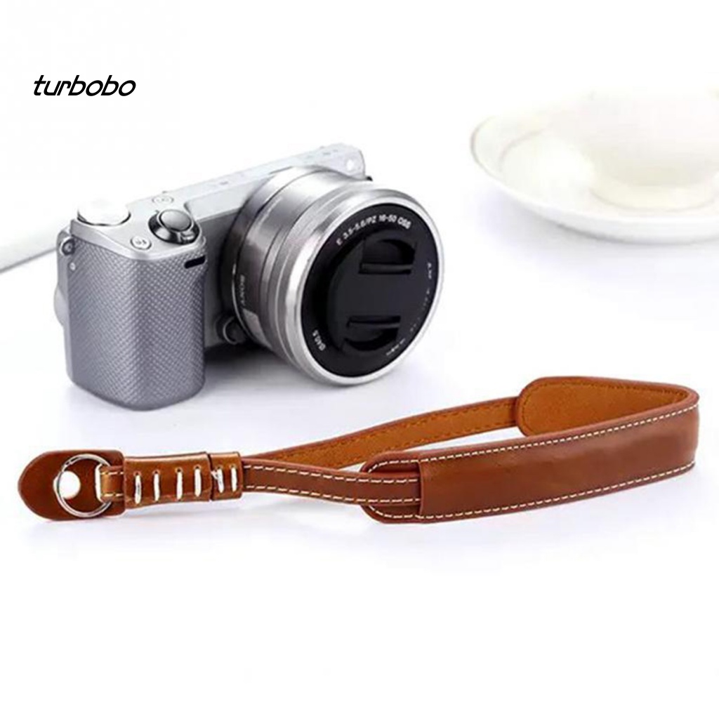 Dây Đeo Máy Ảnh Micro-SLR Bằng Da Giả Chống Rơi Thông Dụng