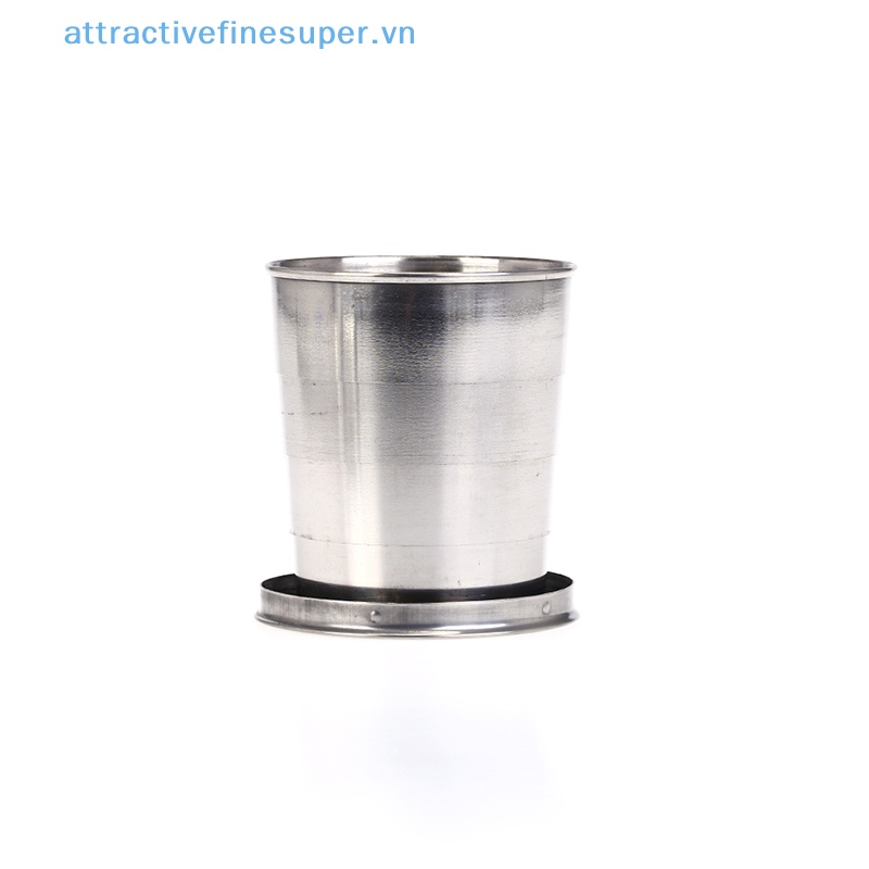 Cốc Uống Nước Bằng Thép Không Gỉ Có Thể Gấp Lại Được AFS 240ml