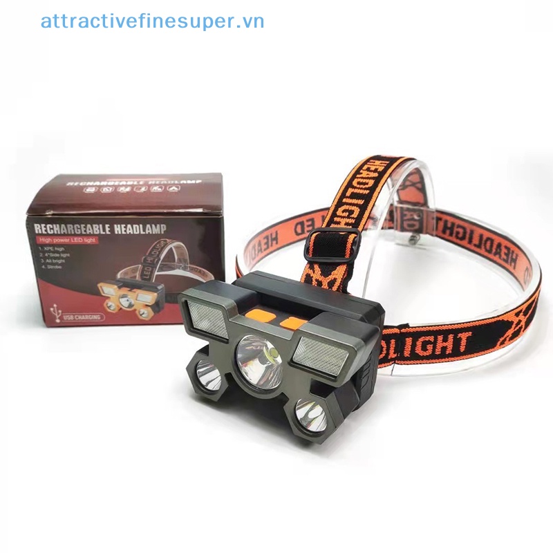 Đèn Pin Đội Đầu Có Thể Sạc Lại AFS Cho Câu Cá