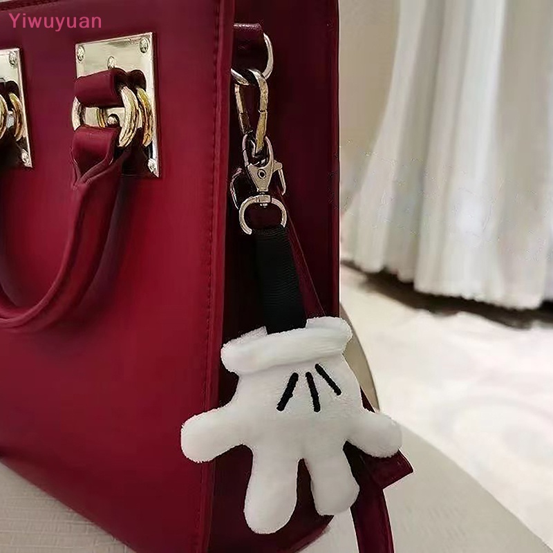 < Yiwuyuan > Móc Khóa Búp Bê Nhồi Bông Màu Trắng Nhỏ Nhắn Trang Sức Quà Tặng Mới Cho Nữ