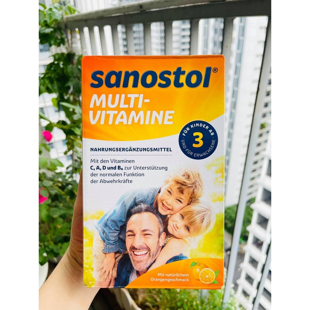 Vitamin tăng sức đề kháng cho bé Sanostol số 1,3,6 và Kẹo ngậm Sanostol của Đức cho bé từ 1 tuổi - Date mới nhất Đủ Bill