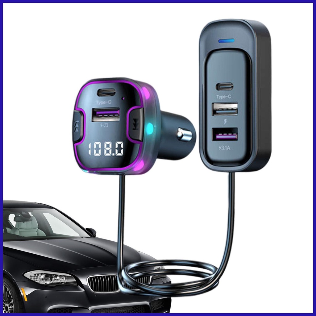 Bộ Truyền Tín Hiệu FM Mp3 Gắn Ghế Sau Xe Hơi Chất Lượng Cao