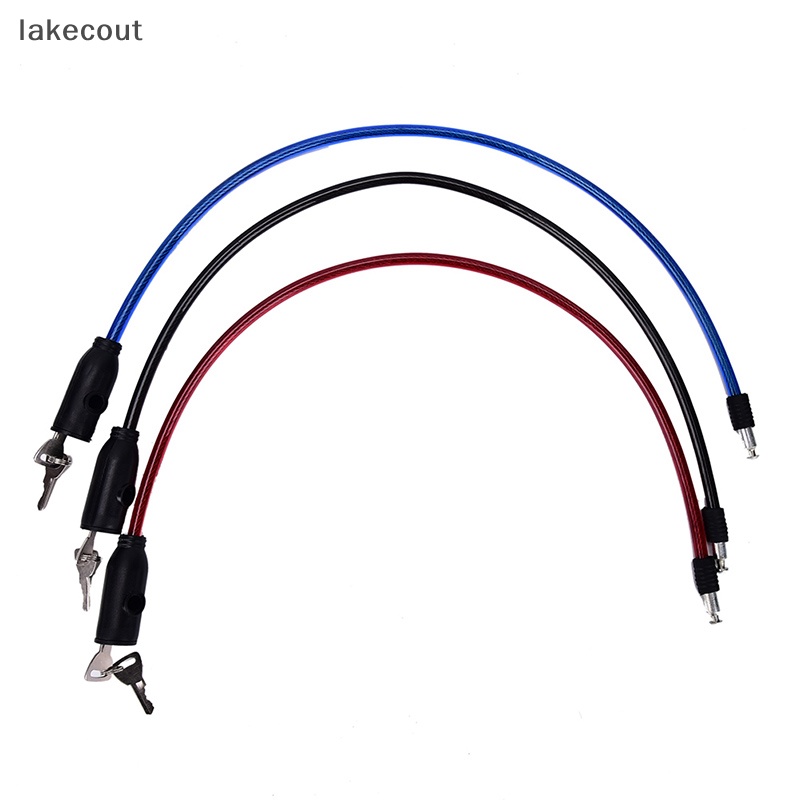 1 Dây Khóa Xe Đạp Chống Trộm 8x640mm Kèm 2 Chìa Khóa