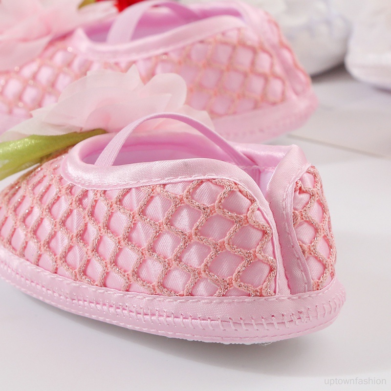 Giày Vải Canvas Kiểu Công Chúa Dễ Thương Thời Trang Mùa Hè Cho Bé Gái Từ 0-12 Tháng Tuổi