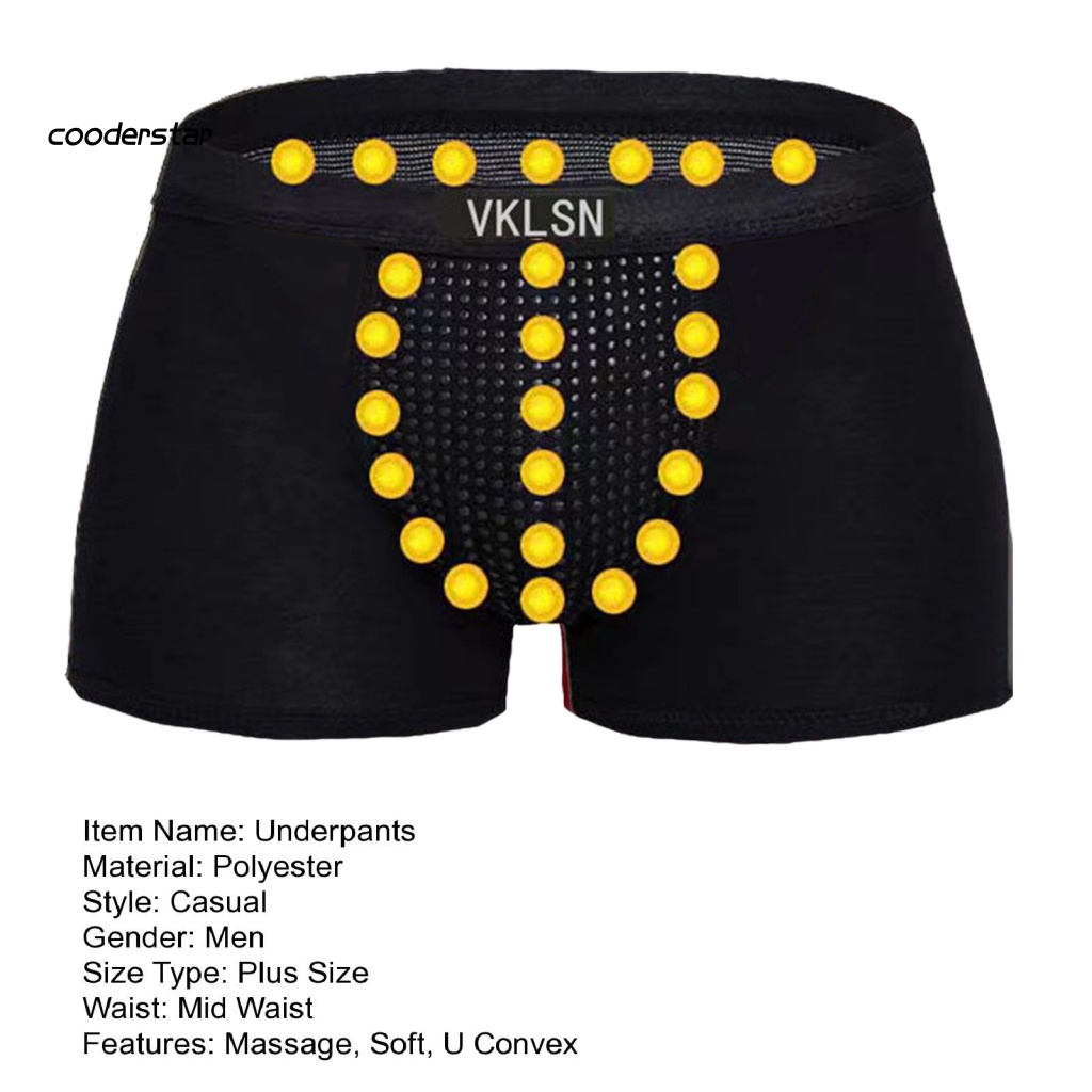 Quần Lót Boxer Nam Châm Hút Mồ Hôi Màu Trơn Plus Size