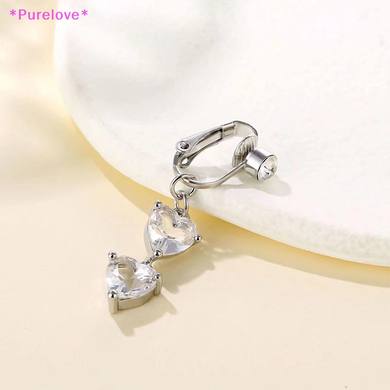 Khuyên Rốn Đính Đá Hình Trái Tim Xinh Xắn Mới