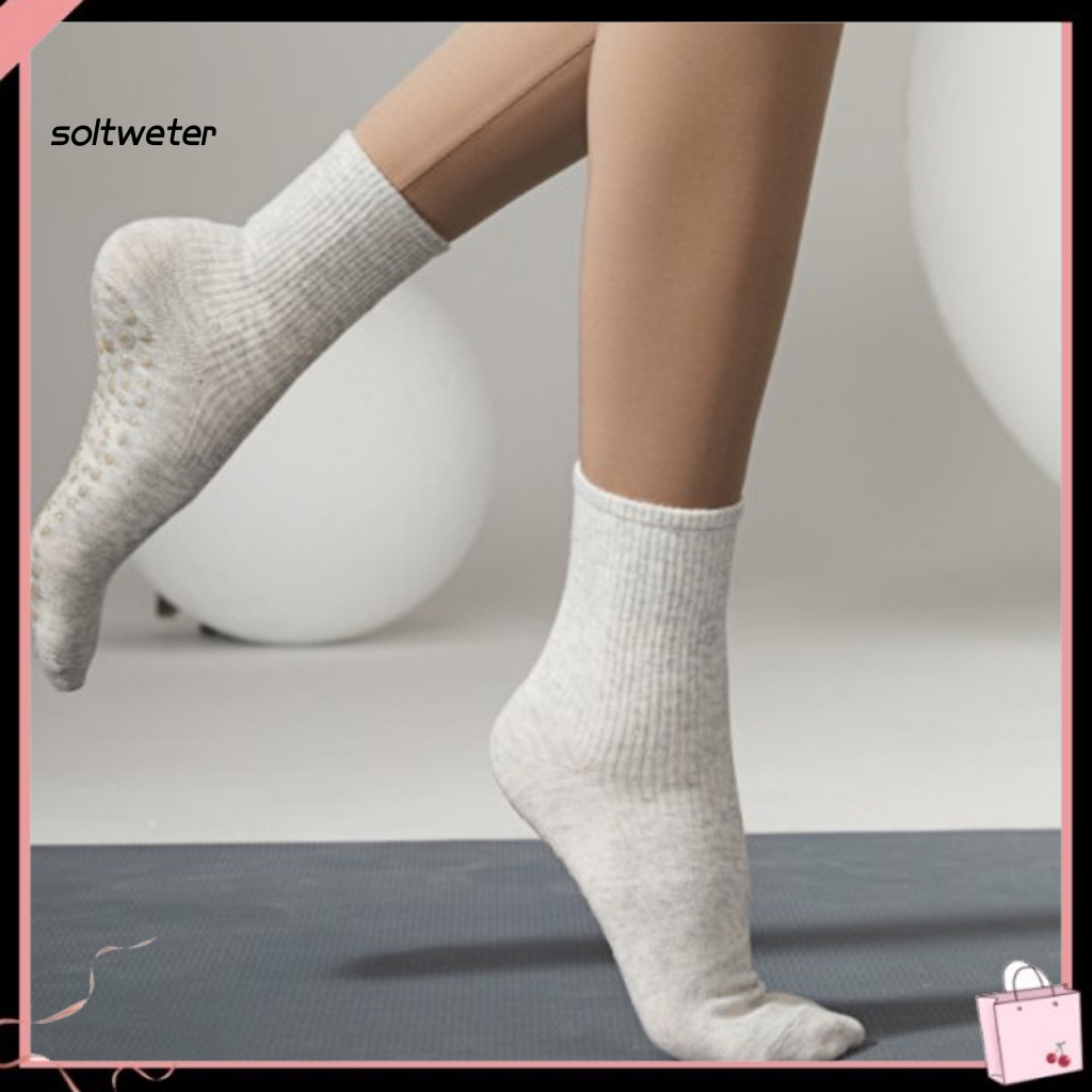 1 Đôi Vớ Thể Thao Mềm Mại Thấm Hút Mồ Hôi Thoáng Khí Tốt