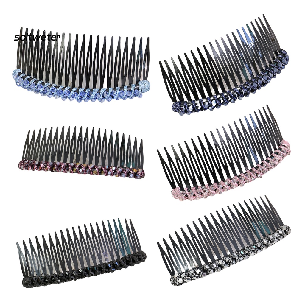 Lược Kẹp Tóc Chống Trượt Dễ Sử Dụng Tạo Kiểu Sáng Bóng