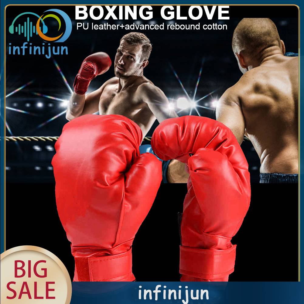 Găng Tay Đấm Bốc Bằng Da PU Cho Người Lớn