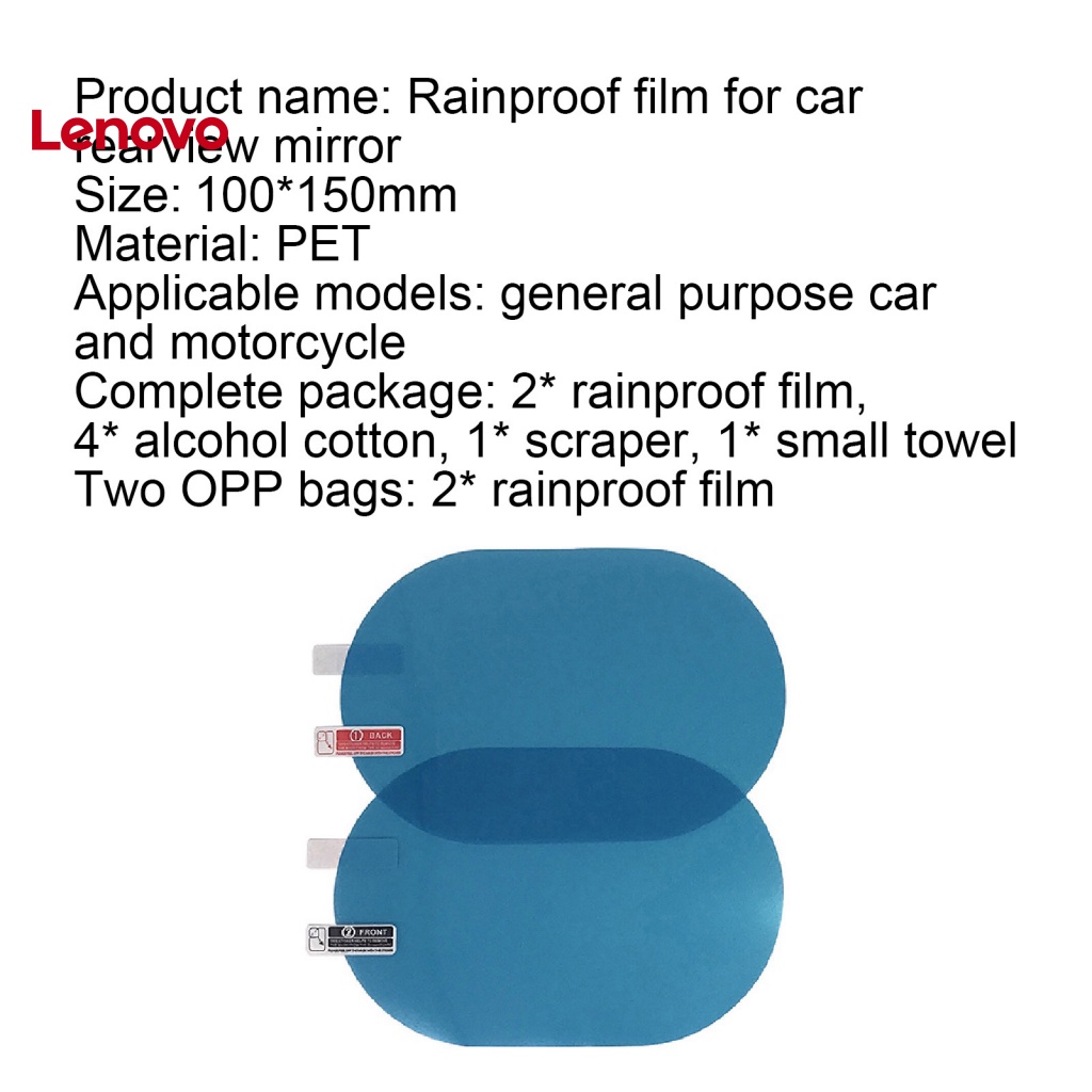 1 Cặp Vỏ Bọc Gương Chiếu Hậu Hình Oval Chống Nước Chống Sương Mù Thông Dụng Cho Xe Hơi /