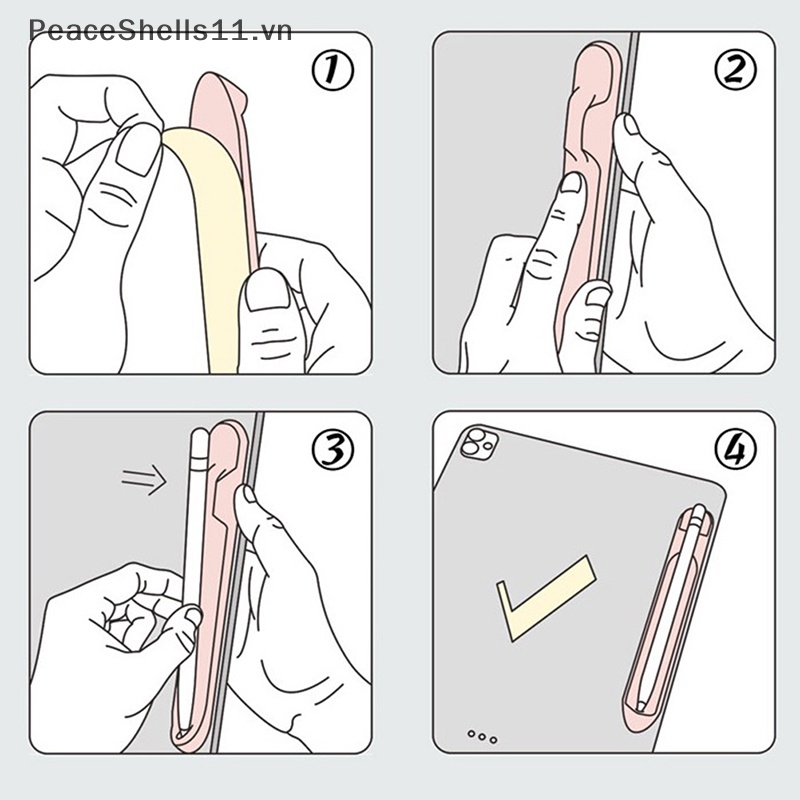 Vỏ Silicon Bảo Vệ Bút Cảm Ứng Máy Tính Bảng Cho Pencil 1 2 Gen