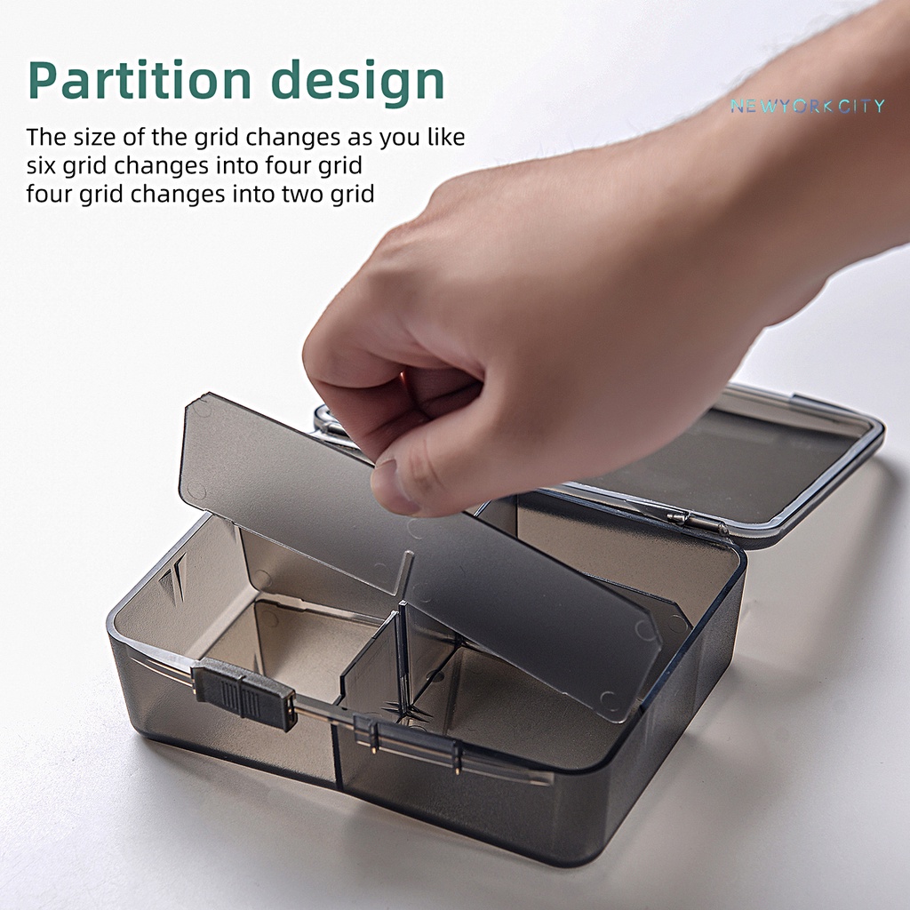 Ny-pill Vỏ Bọc Chống Ẩm Chống Bụi Bẩn Nhiều Ngăn Dễ Dàng Tháo Rời Mang Theo