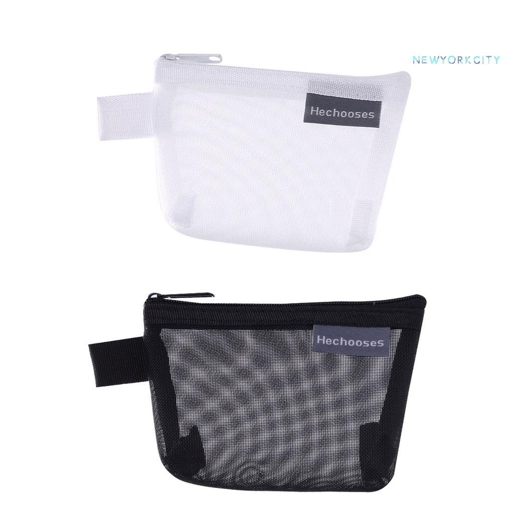 Ví Đựng Bút Bằng Nilon Phối Lưới Sức Chứa Lớn Siêu Nhẹ Có Thể Gấp Gọn Tiện Dụng