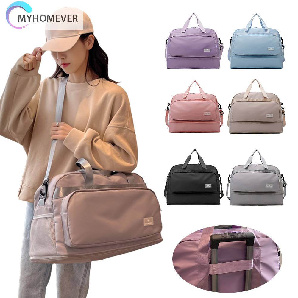 Túi Đựng Đồ Tập Thể Thao Sức Chứa Lớn Chia Ngăn Khô / Ướt Tiện Dụng Cho Nam Và