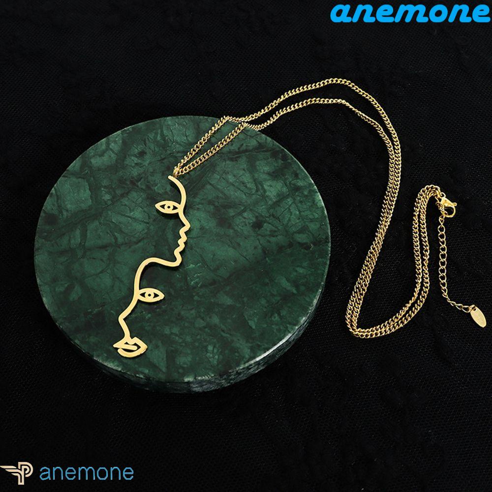 ANEMONE Vòng Cổ Dây Xích Phong Cách Punk Thanh Lịch Cho Nữ