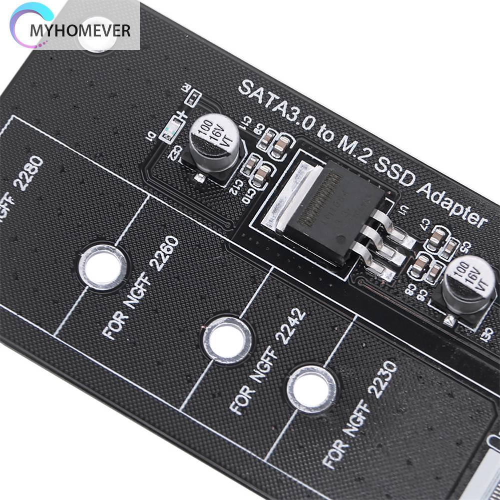 Bảng Mạch Chuyển Đổi M2 Sang SATA3.0 6Gbps Hỗ Trợ NGFF 2230 2242 M2 SSD