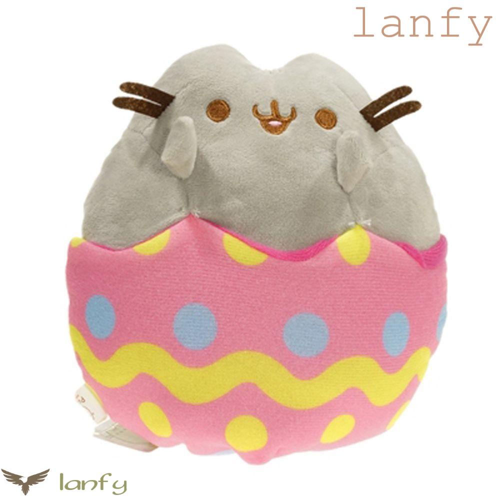 LANFY Mèo Nhồi Bông Màu Cầu Vồng Dễ Thương Dùng Làm Quà Tặng